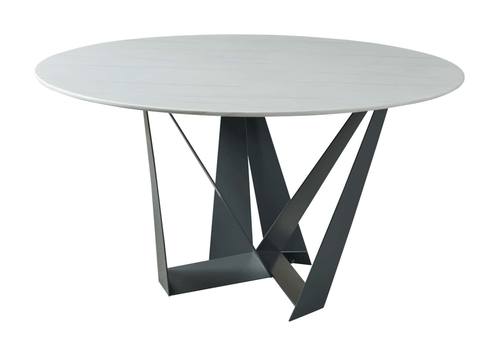 102 White Marble Dining Table by ESF