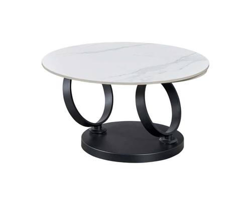 129 White Stained Stone Coffee Table by ESF