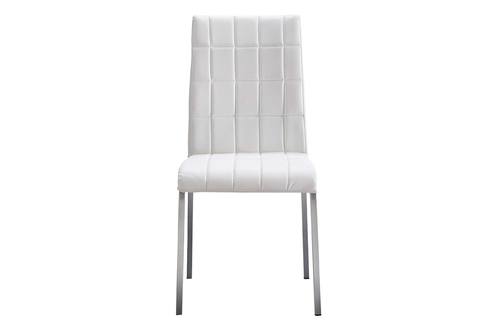 3450 White Eco-Leather Dining Chair (Set of 4) by ESF