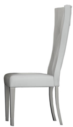 Kiu White Side Chair (Set of 2) by ESF