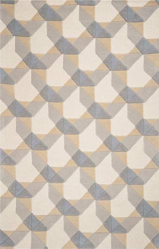 Eternity Ivory/Grey Elements Area Rug by KAS Rugs