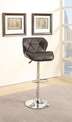 F1587 Dark Espresso Barstool (Set of 2) by Poundex