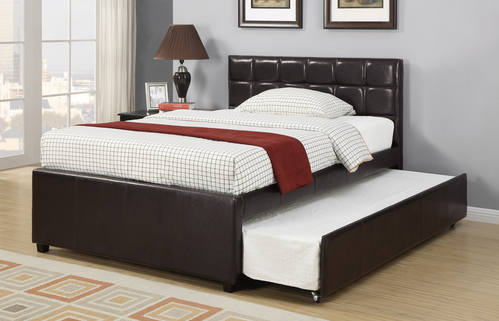 F9215 Espresso Bed by Poundex