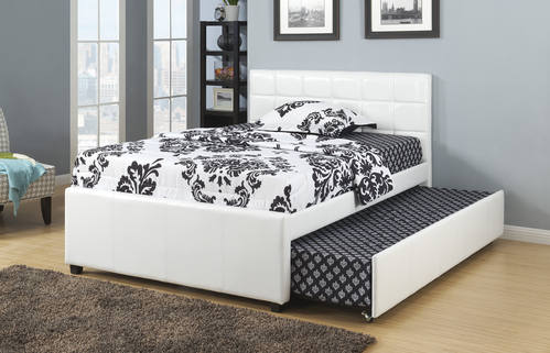 F9216 White Bed by Poundex