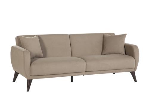Flexy Convertible Sofa-in-a-Box (Zigana Taupe) by Bellona