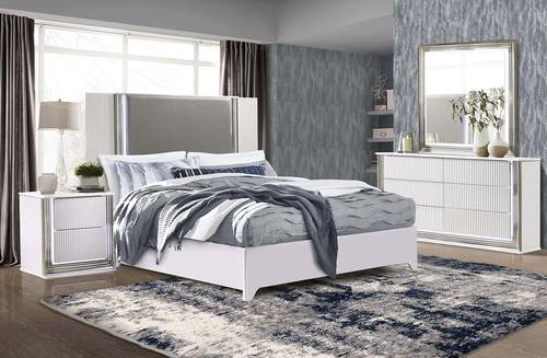 [Floor Sample] Aspen White Bedroom Set by Global Furniture