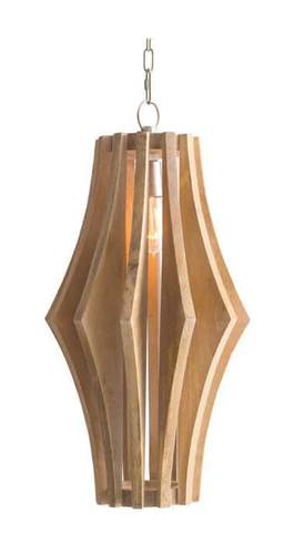 Hays Modern / Contemporary Wooden Pendant Light by Prestige Furnishings