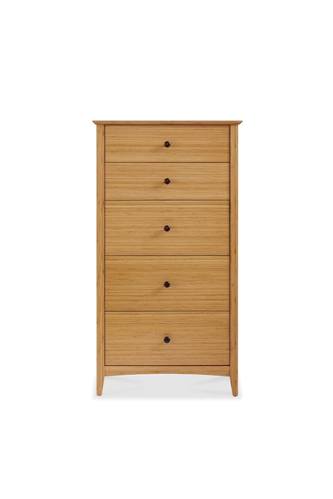 Willow Caramelized Five Drawer Chest by Greenington