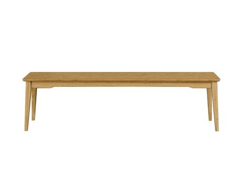 Currant Long Dining Bench Caramelized by Greenington