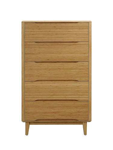 Currant Five Drawer High Chest Caramelized by Greenington