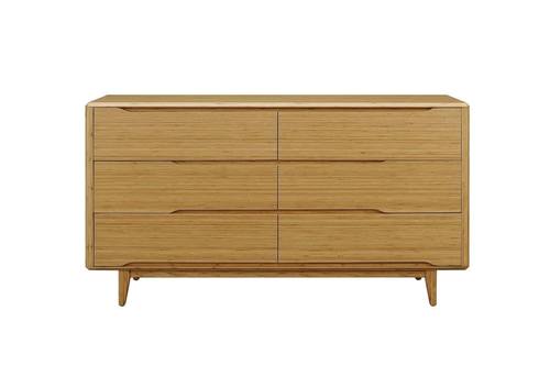 Currant Six Drawer Double Dresser Caramelized by Greenington