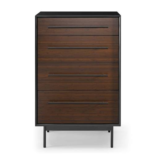Park Avenue Ruby & Onyx 4 Drawer High Chest by Greenington