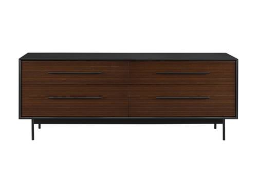 Park Avenue Ruby and Onyx 4 Drawer Double Dresser by Greenington