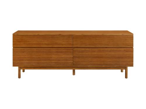 Ventura Amber 4 Drawer Double Dresser by Greenington