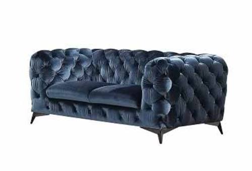 Glitz Loveseat Blue by J&M Furniture