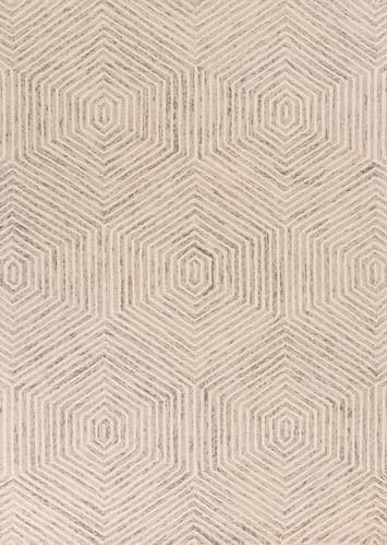 Gramercy Ivory Honeycomb Area Rug by KAS Rugs