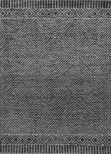 Hudson Grey/Black Retreat Area Rug by KAS Rugs