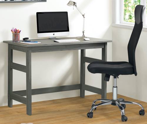Solid Wood Desk (KD) Gray by Innovations