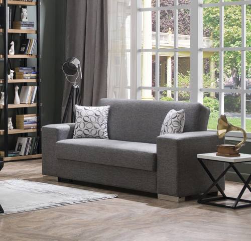 Kobe Diego Gray Loveseat by Bellona