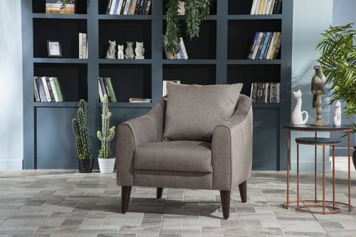 Brookline Accent Chair Ironton Basic Brown 472 by Bellona