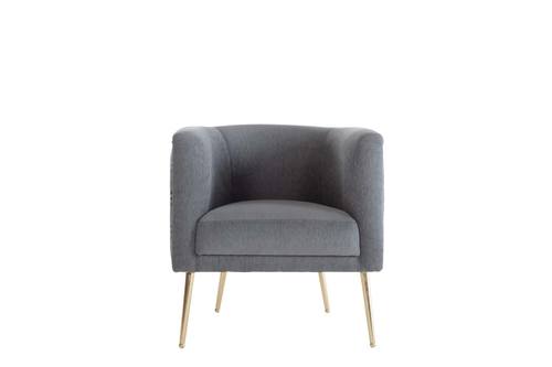 Cloak Gray Accent Armchair by Bellona