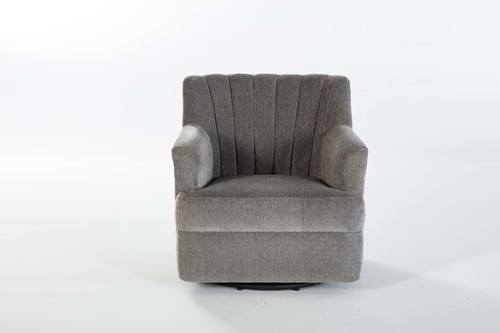 Urbane Gray Swivel Chair by Bellona