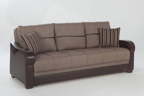 Bennett Redeyef Brown Sofa Bed by Bellona