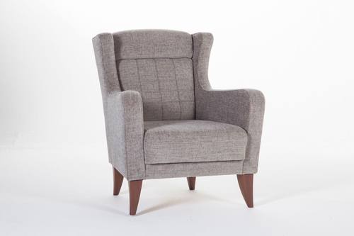 Karlena Accent Chair Pansy Basic Gray by Bellona