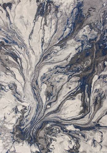 Illusions Grey Watercolors Area Rug by KAS Rugs