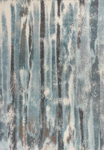 Illusions Teal Moderne Area Rug by KAS Rugs