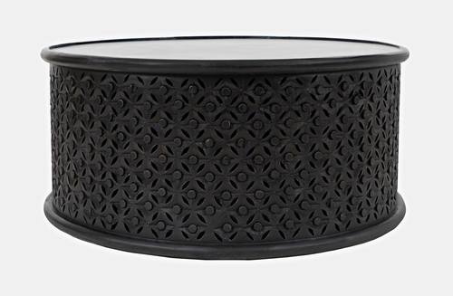 Global Archive Decker Antique Black Coffee Table by Jofran