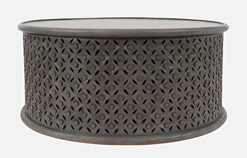 Global Archive Decker Antique Grey Coffee Table by Jofran