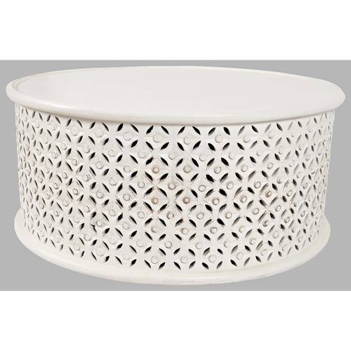 Global Archive Decker Antique White Coffee Table by Jofran