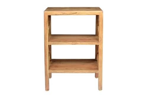 Global Archive Dylan Natural X-Side Accent Table w/2 Shelves by Jofran