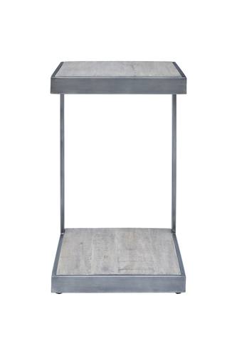 Global Archive Antique Grey Stella C-Table by Jofran Furniture