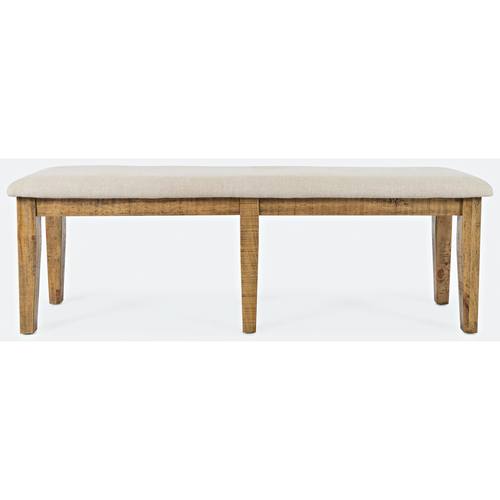 Telluride Brown Wood Dining Bench by Jofran Furniture