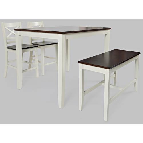 Asbury Park White 4 Pack Counter Height Dining Set by Jofran Furniture