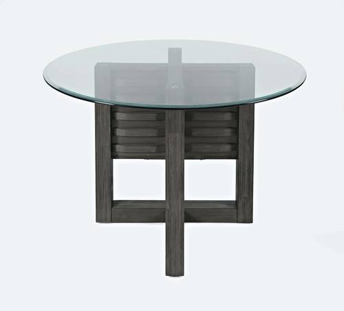 Altamonte Round Brushed Grey Dining Table by Jofran