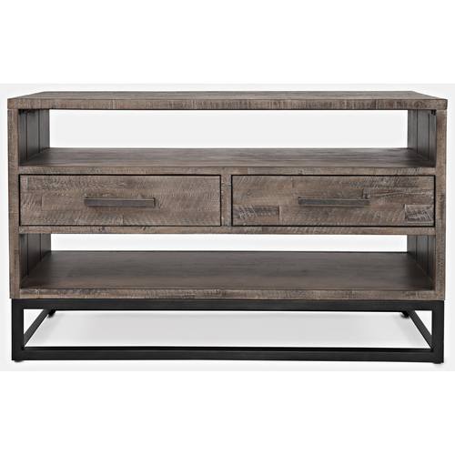 East Hampton Brown Wood Sofa Table by Jofran Furniture