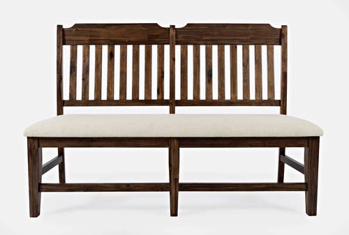 Bakersfield Brown Wood Dining Bench by Jofran Furniture