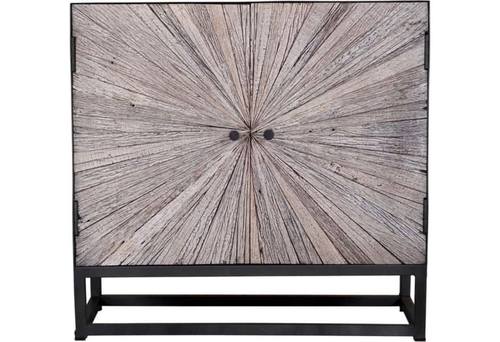 Astral Plains Wash Grey Reclaimed 2 Door Accent Cabinet by Jofran