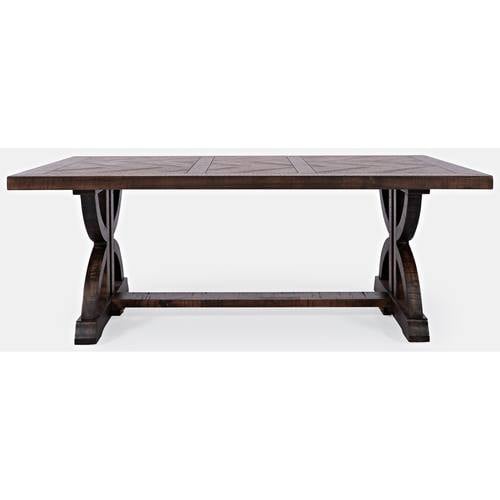 Fairview Dark Brown Wood Cocktail Table by Jofran Furniture
