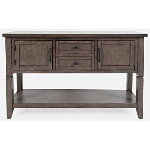 [Floor Sample] Lincoln Square Dark Brown Server w/2 Drawer by Jofran Furniture