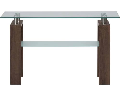 Compass Tempered Glass Sofa Table by Jofran