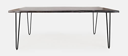 Nature's Edge Brushed Grey 79 Inch Dining Table by Jofran Furniture