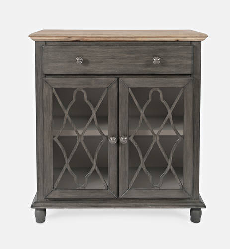 Aurora Hills Grey Bisque 2 Door Accent Chest-B by Jofran Furniture