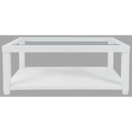 Urban Icon White Rectangle Coffee Table by Jofran