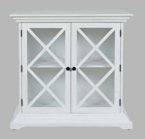 Carrington White Two Door Accent Cabinet by Jofran