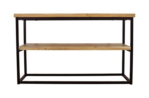 Ames Natural/Black Sofa Table by Jofran