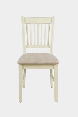 Craftsman Antique Cream Upholstery Desk Chair by Jofran